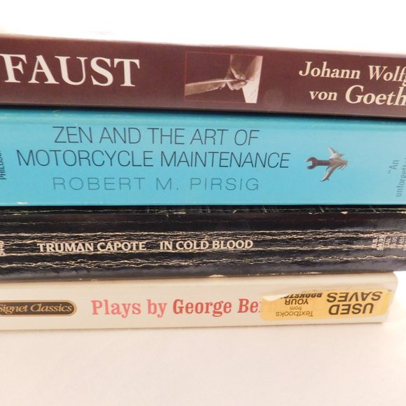 Four Paperback Books Assorted Titles & Authors Capote - George Shaw - Zen -Faust - Picture 3 of 5